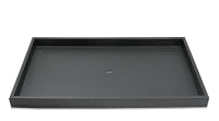 1 Inch Tall Standard Size Stackable Black Plastic Jewelry Utility Tray