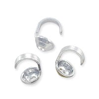 Bead Tip 3mm Cup Sterling Silver (1-Pc)