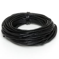 Griffin Waxed Cotton Cord 1mm Black (5 Meters)