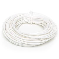 Griffin Waxed Cotton Cord 1mm White (5 Meters)