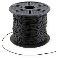 Leather Cord .05mm Black (Priced Per Foot)