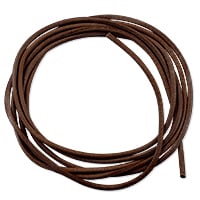 Griffin Brown Leather Cord 1.3mm (1 Yard)