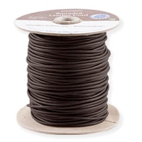 Griffin 2mm Black Leather Cord (Priced Per Yard)