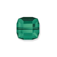 Swarovski Crystal 5601 8mm Emerald Cube Bead (1-Pc)
