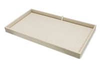 1 Inch Tall Standard Size Linen Jewelry Tray and Pad